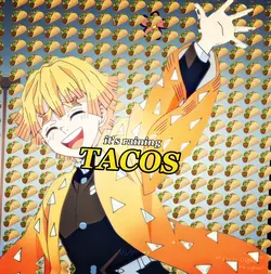 IT'S RAINING TACOOOS