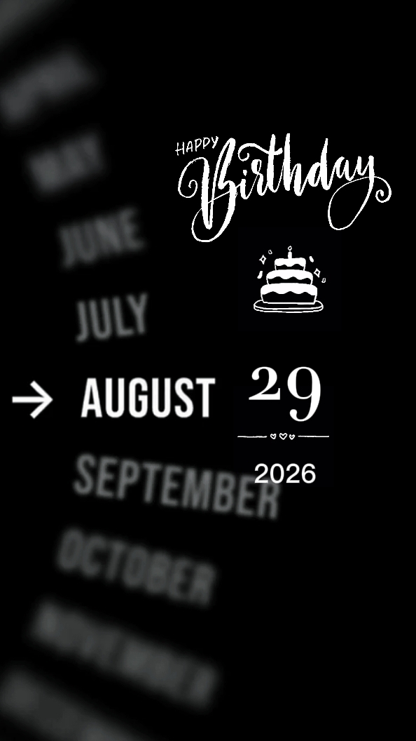 HBD AUGUST 29