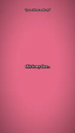this is my face..