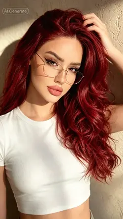 Curly Red Hair 