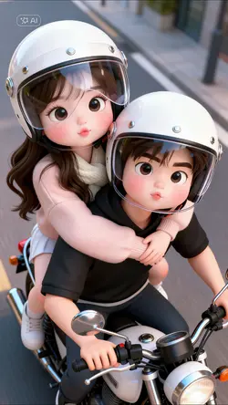 COUPLE SWEET 3D DOLL