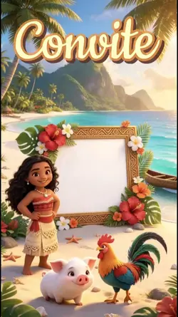 Convite Moana