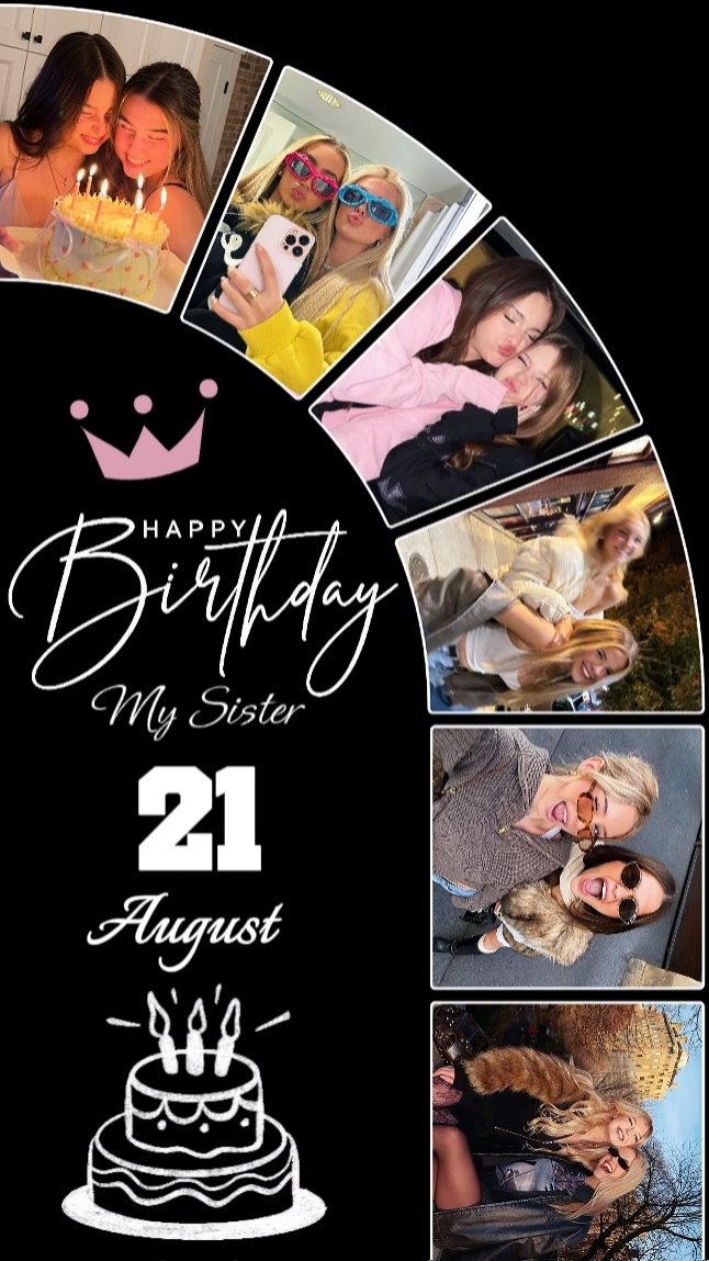 HBD SISTER 21 AUG
