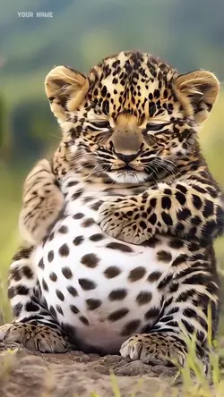 Cute tiny Ai cheetah