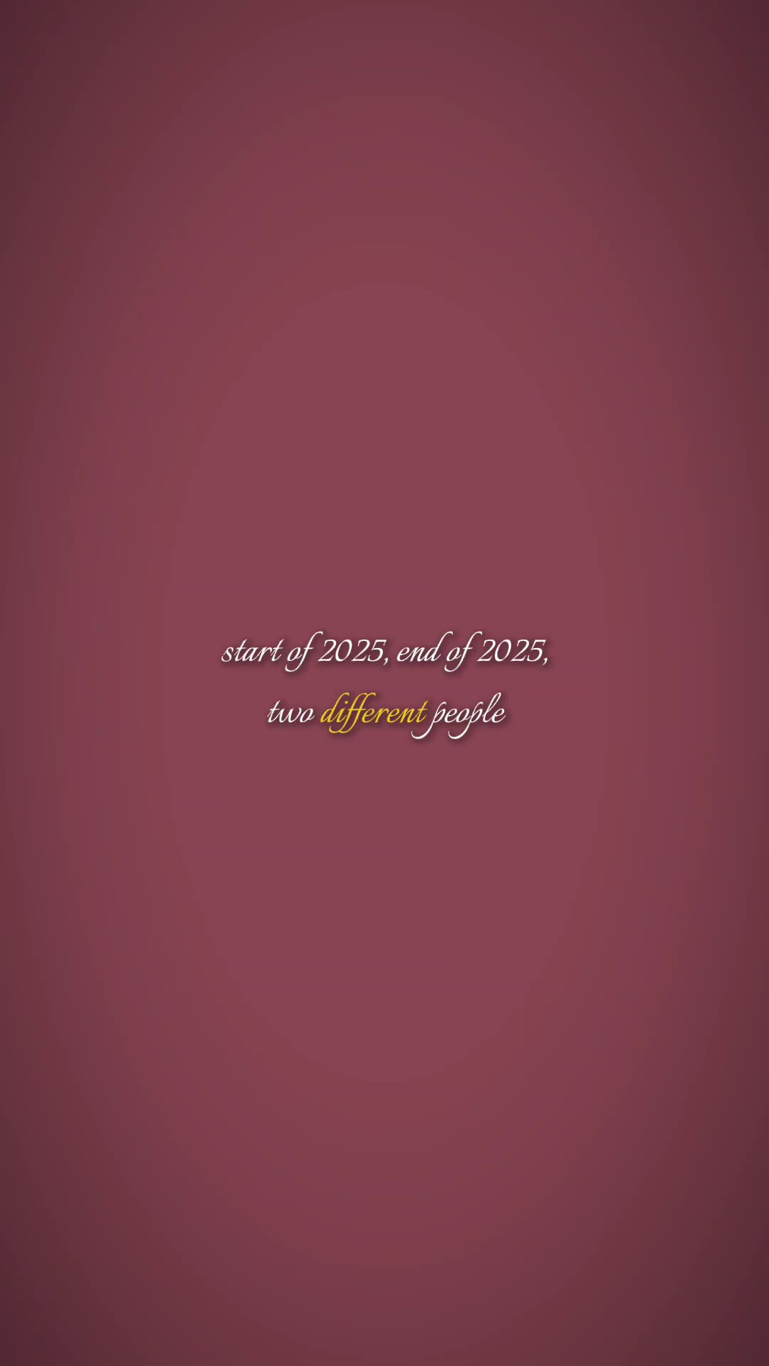 start of 2025 end of