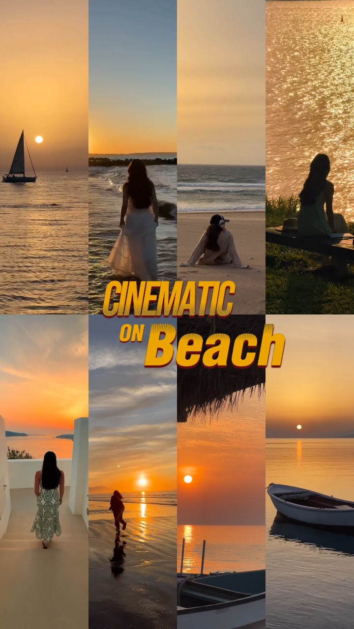 Cinematic beach