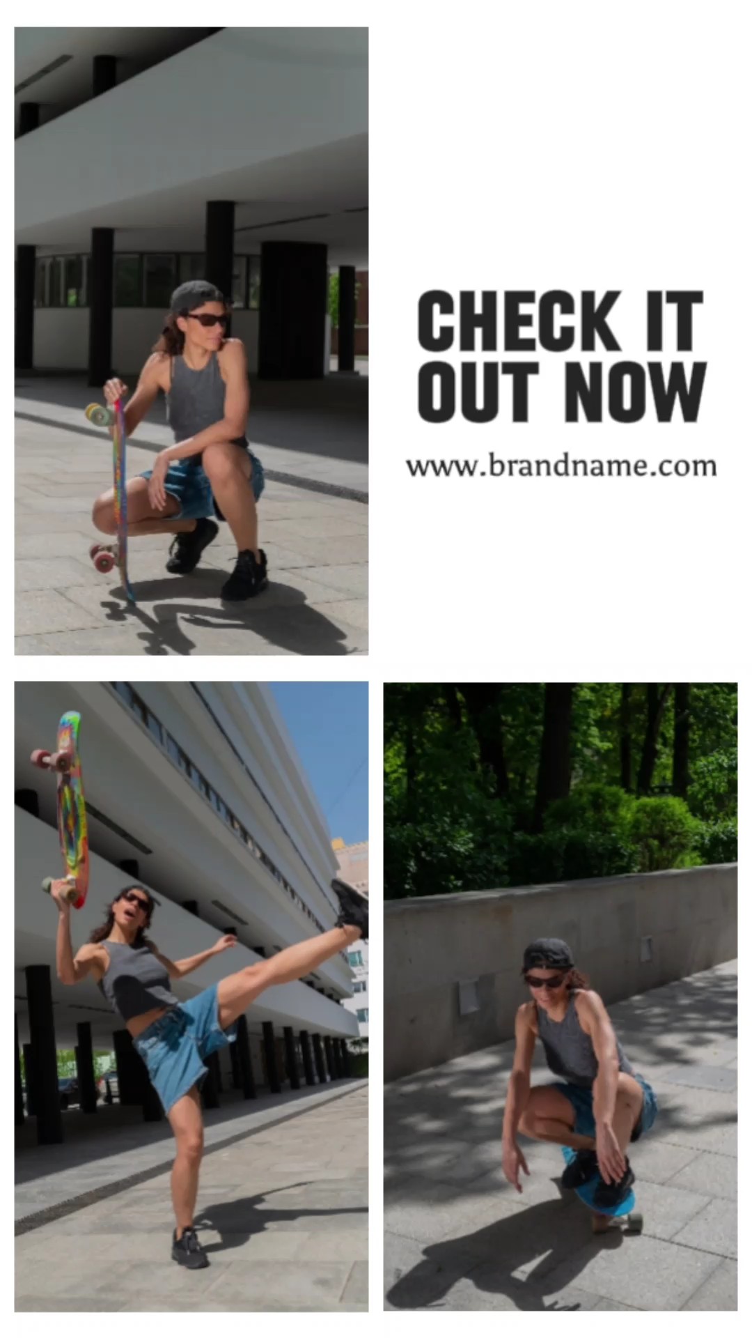 Affichage de produits de vêtements décontractés style TikTok