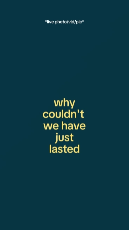 why couldn'twehave