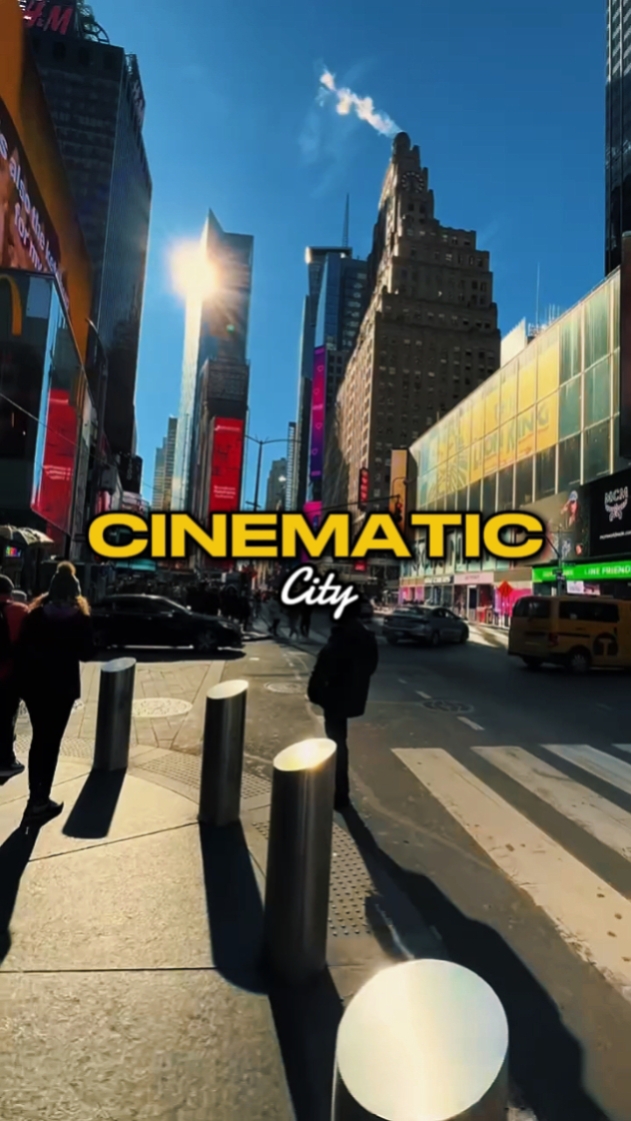 Cinematic vlog city