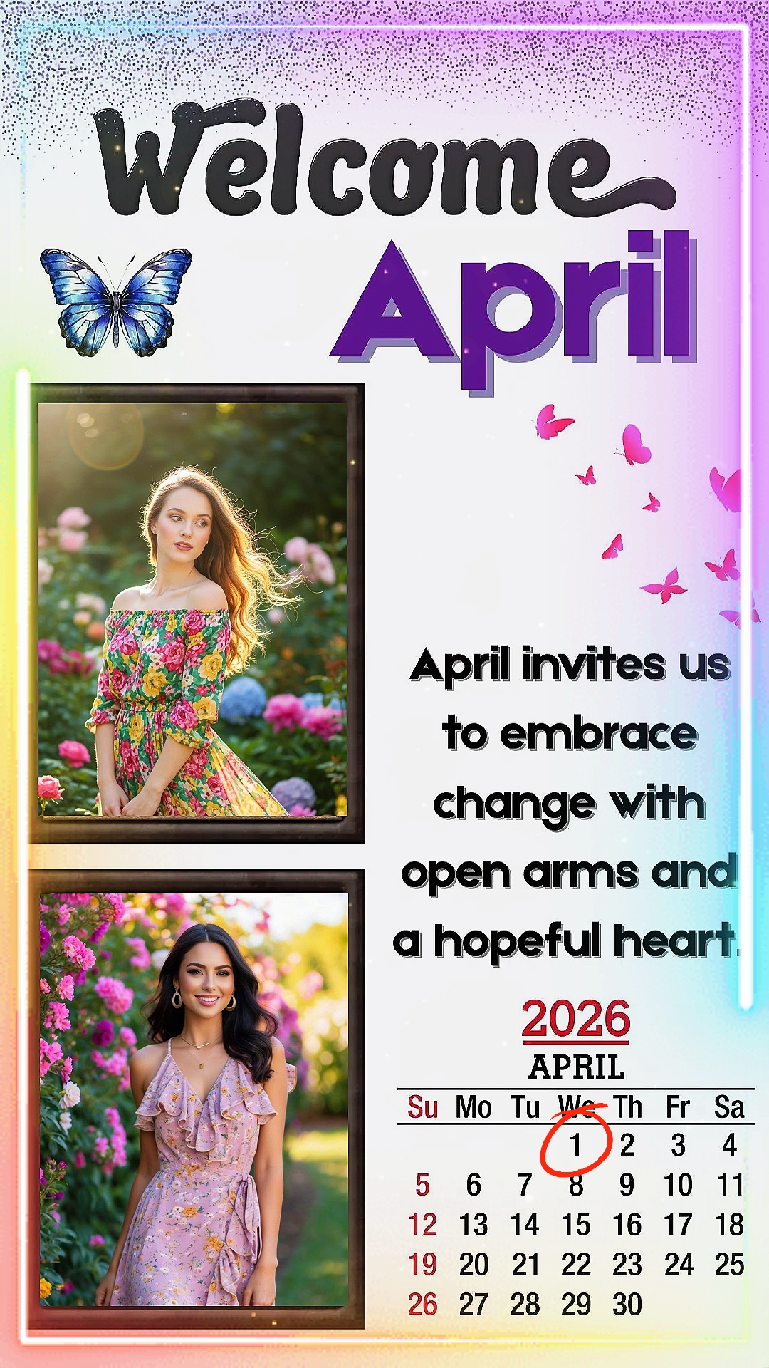 welcome April 2026