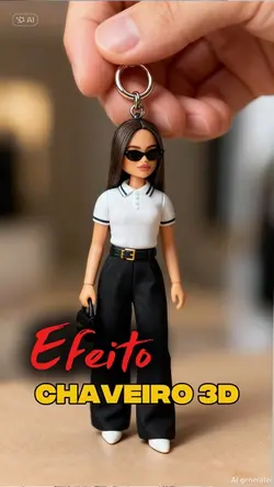 Chaveiro 3D