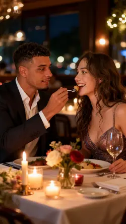 romantic dinner