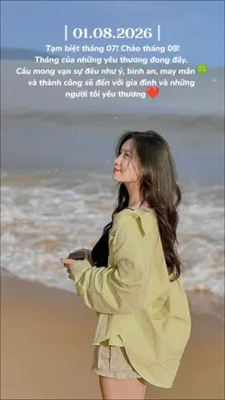 Xin chào tháng 8