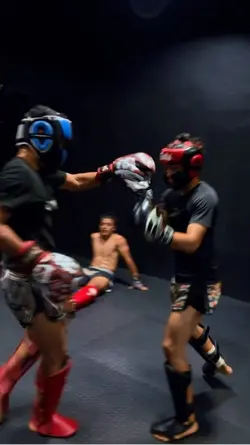Muaythai sparring