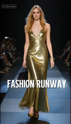 AI Fashion runway