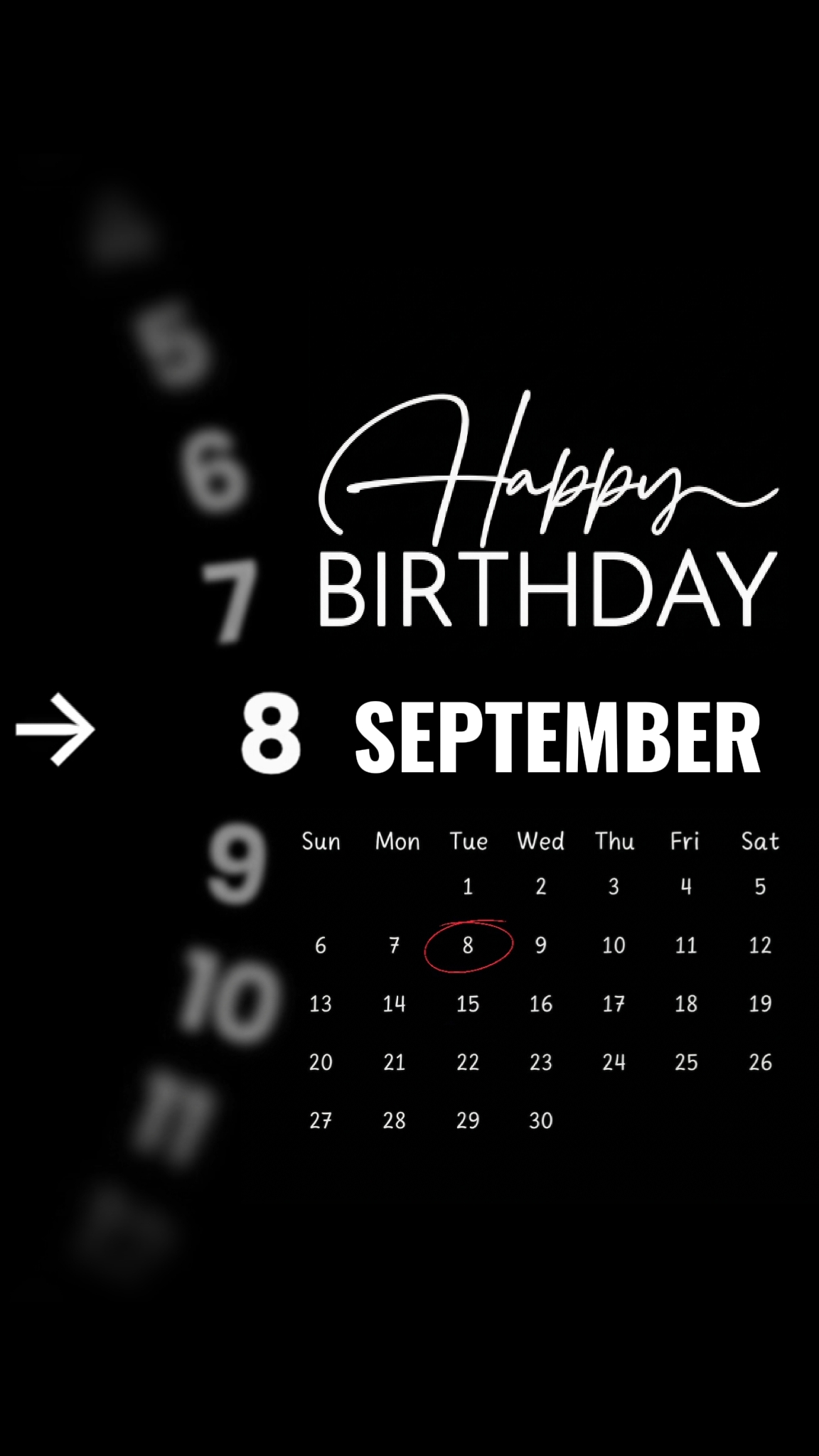 Ulang tahun 8 September