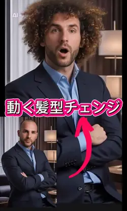 髪型チェンジ／動く髪型チェンジ
