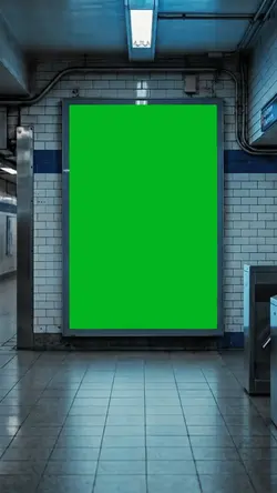 subway billboard ad