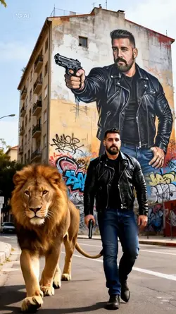 Lion bodyguard