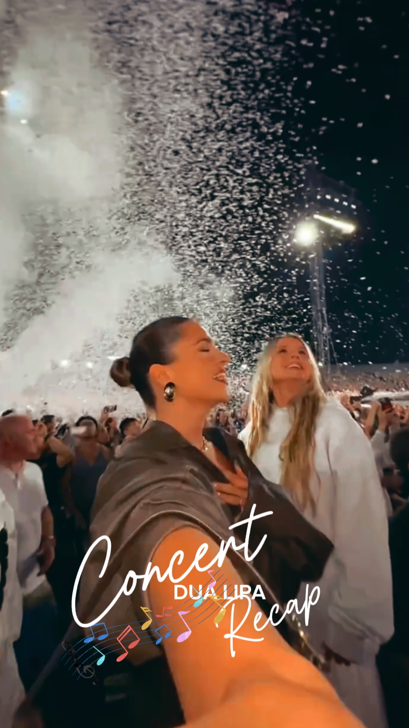 Dualipa de volcado de concierto