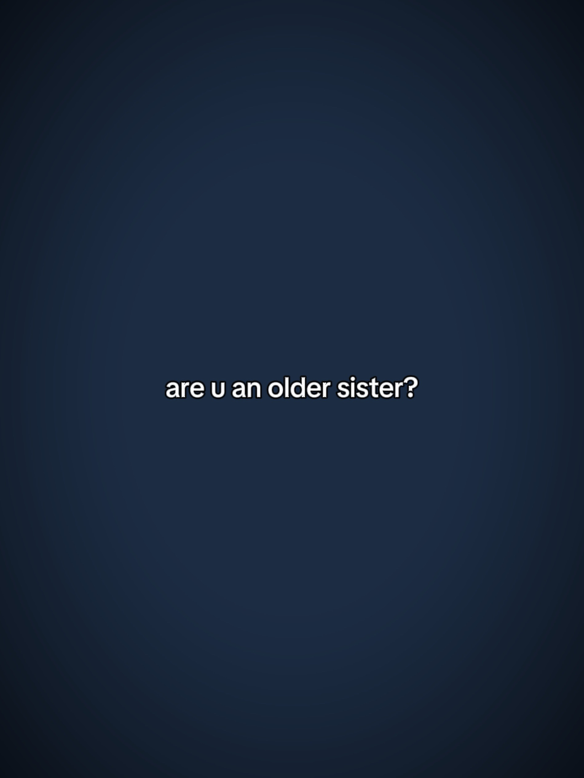 sœur aînée