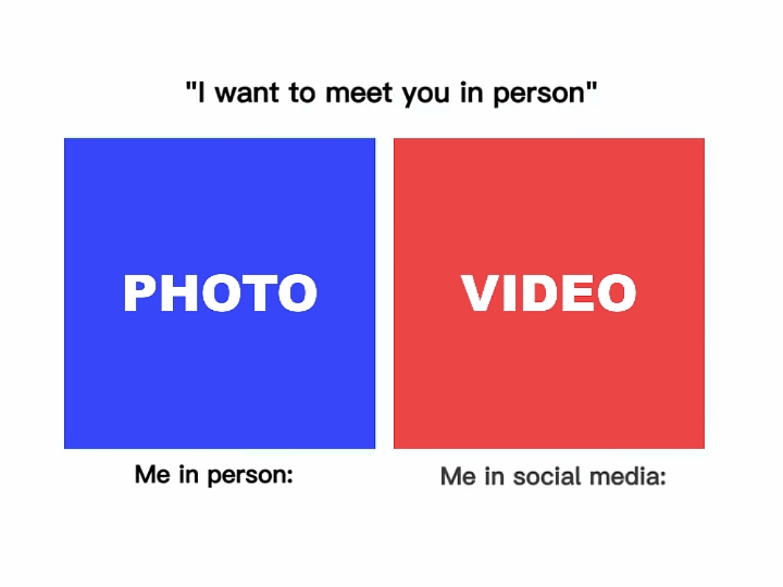 me on social media