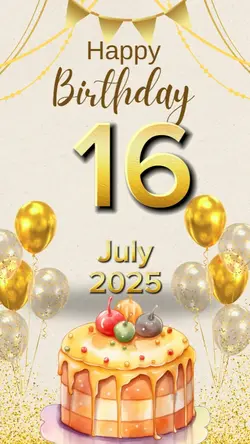 birthday 16 July 