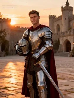 Knight in armor