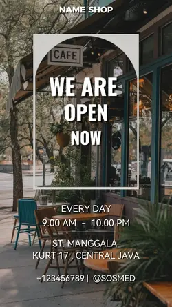 Story we are open