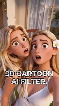 3D Cartoon AI Filter