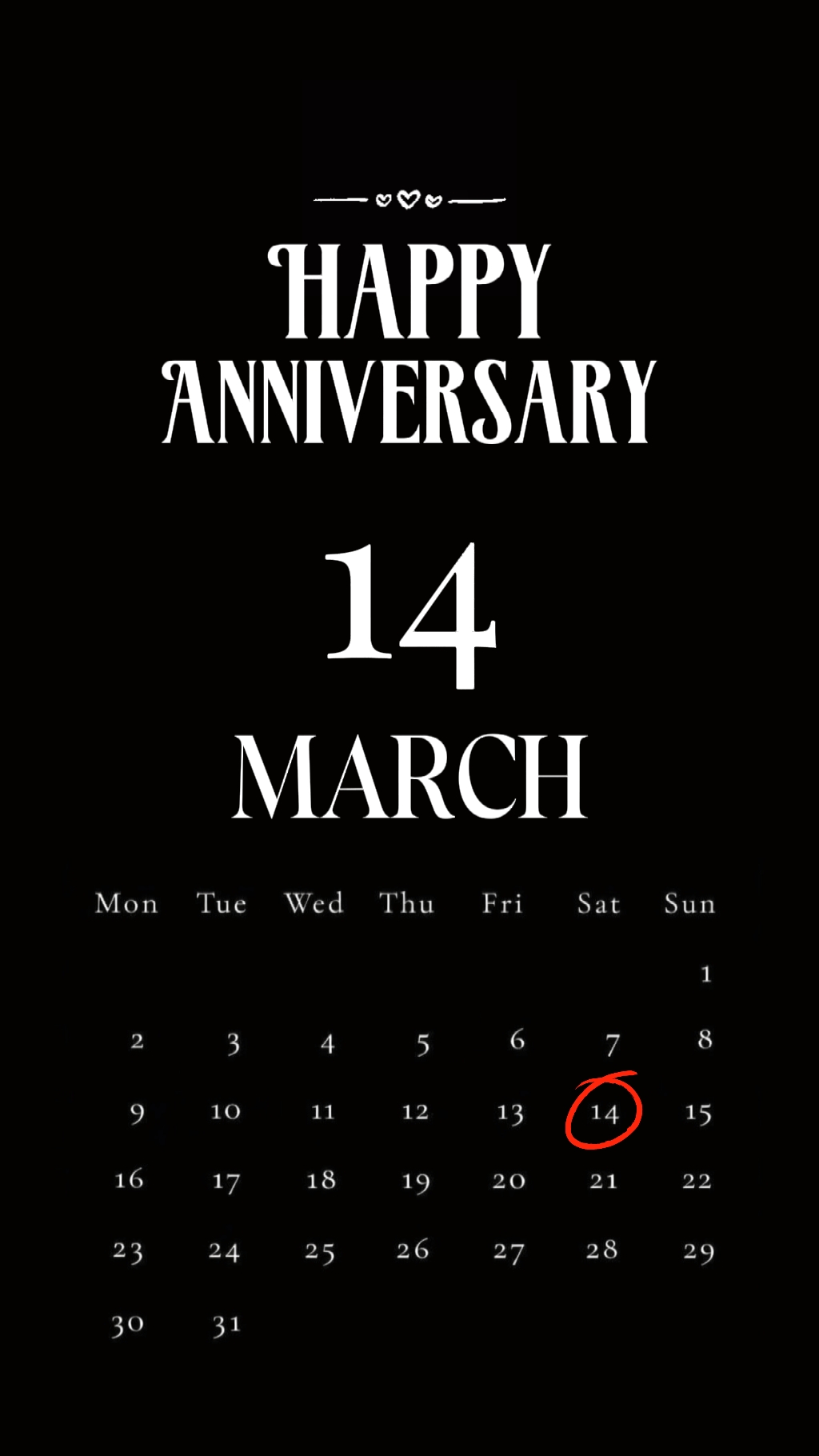 ANNIV MARCH 14