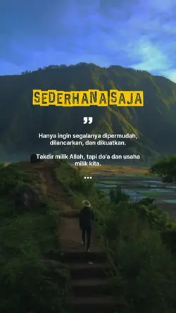 Sederhana saja