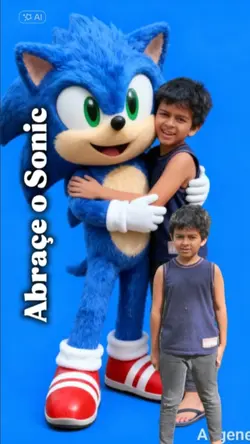 Abraço o Sonic 

