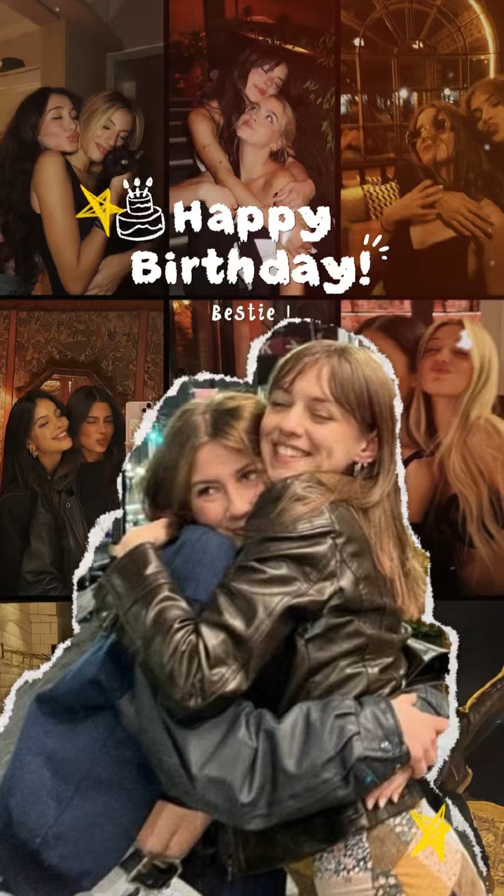 Melhor amiga de aniversário