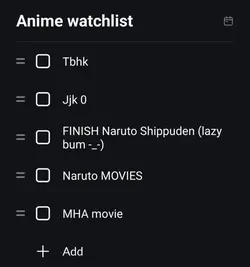anime watchlist 