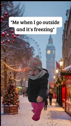 it's freezing outsid