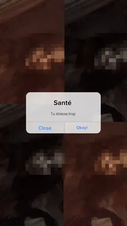 Tu stresse trop 