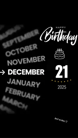 hbd 21 December 2025