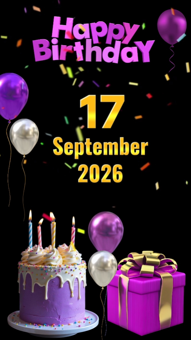 hbd 17 September 
