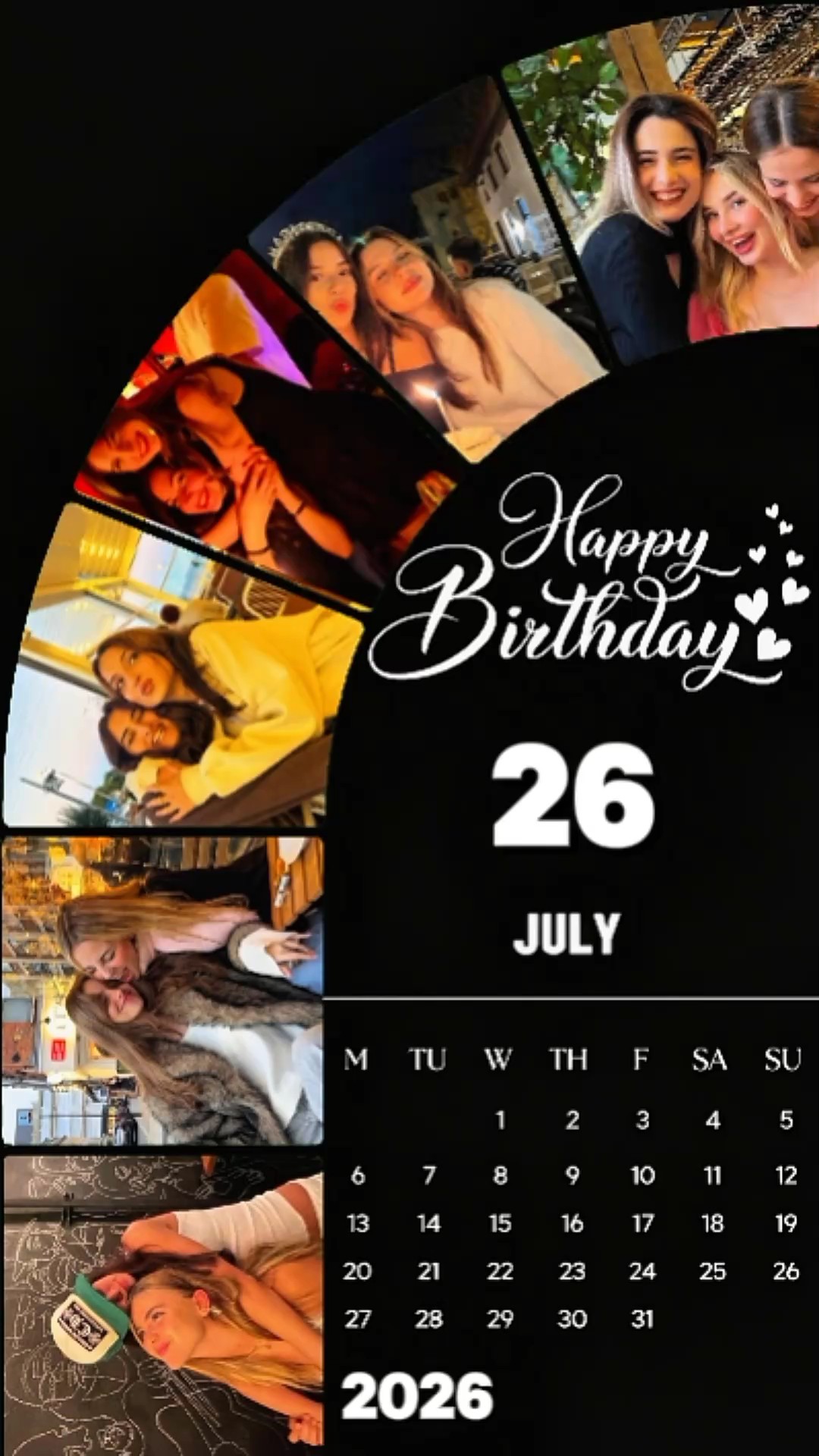 Birthday 26 July