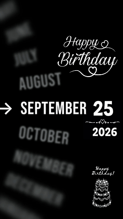 HBD 25SEP