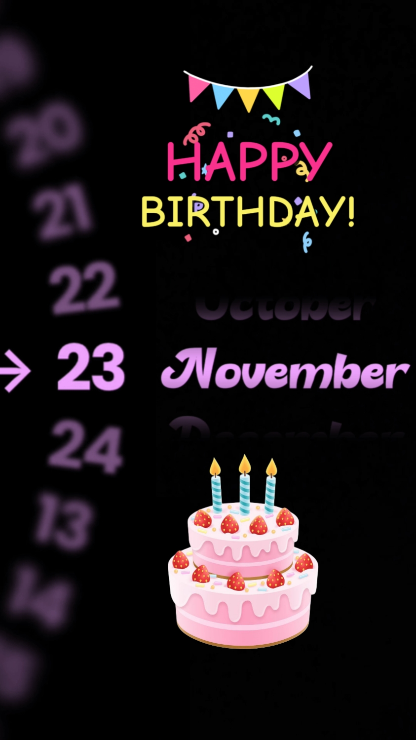 hbd 23 november