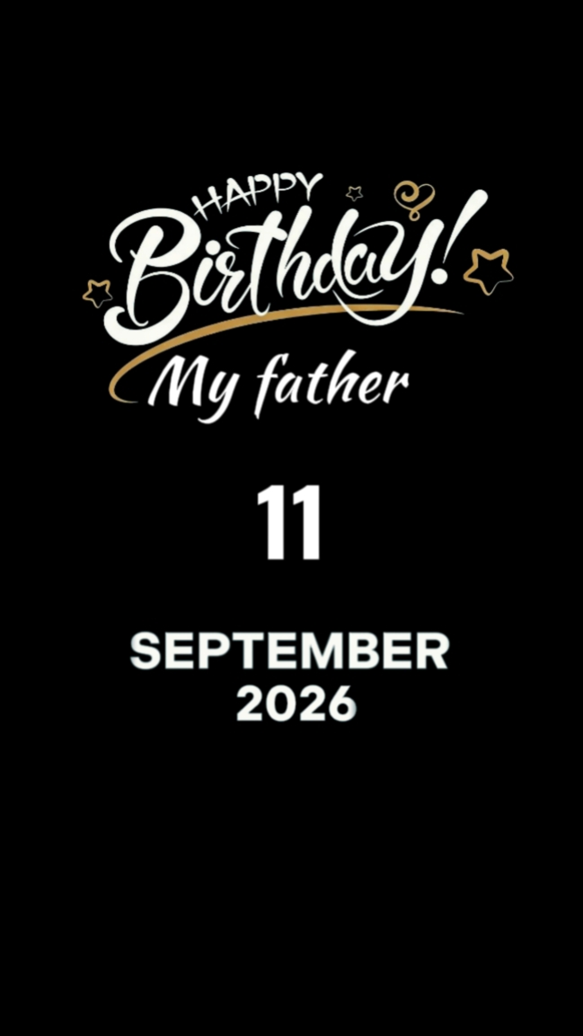 hbd my father