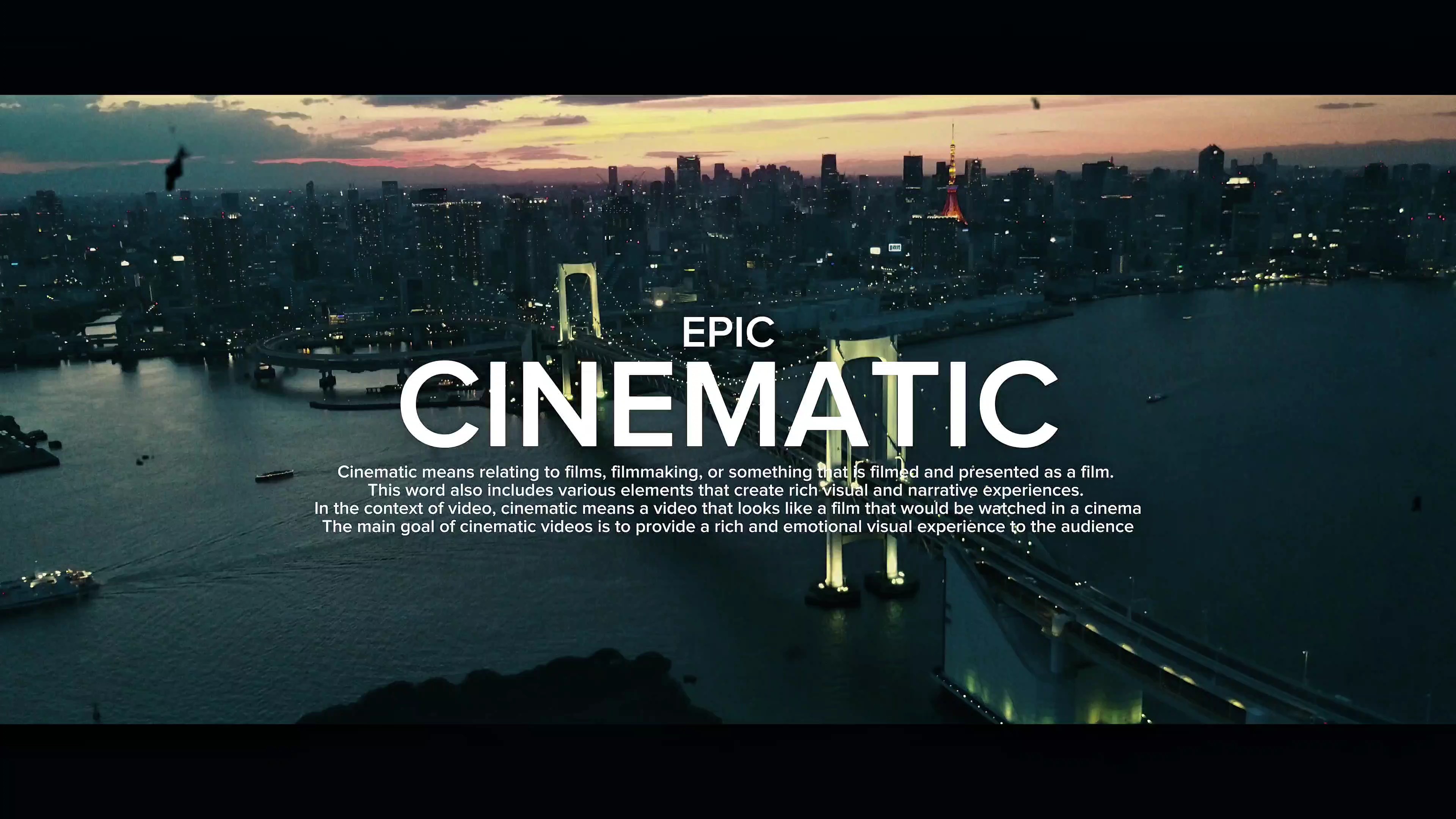 EPIC CINEMATIC 