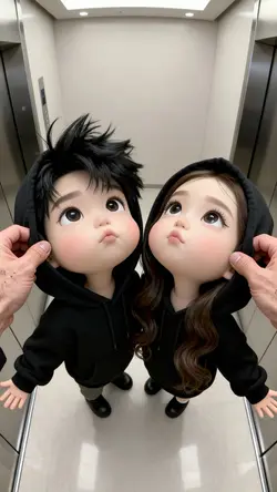 AI nắm đầu cute