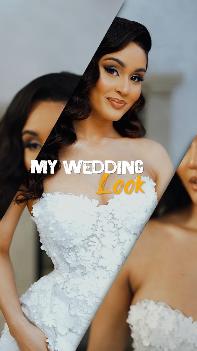 My wedding look