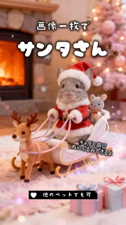 画像一枚でサンタさん🎅🎄🎁