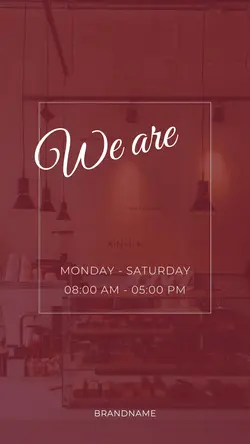 We are Open