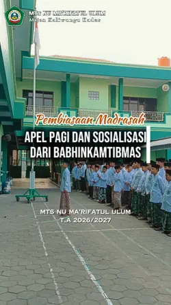 pembiasaan MTS