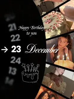 BIRTHDAY 23 DECEMBER
